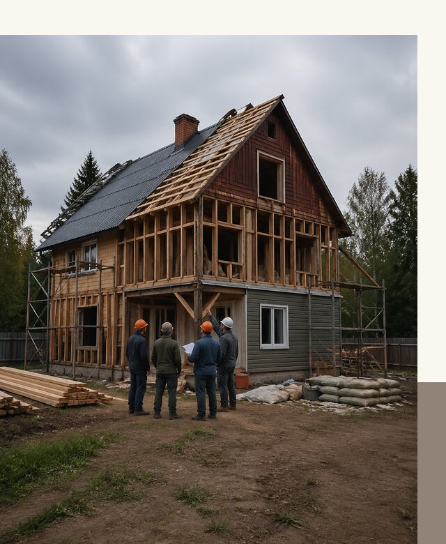 Реконструкция дачного дома в Балашове под ключ с проектом